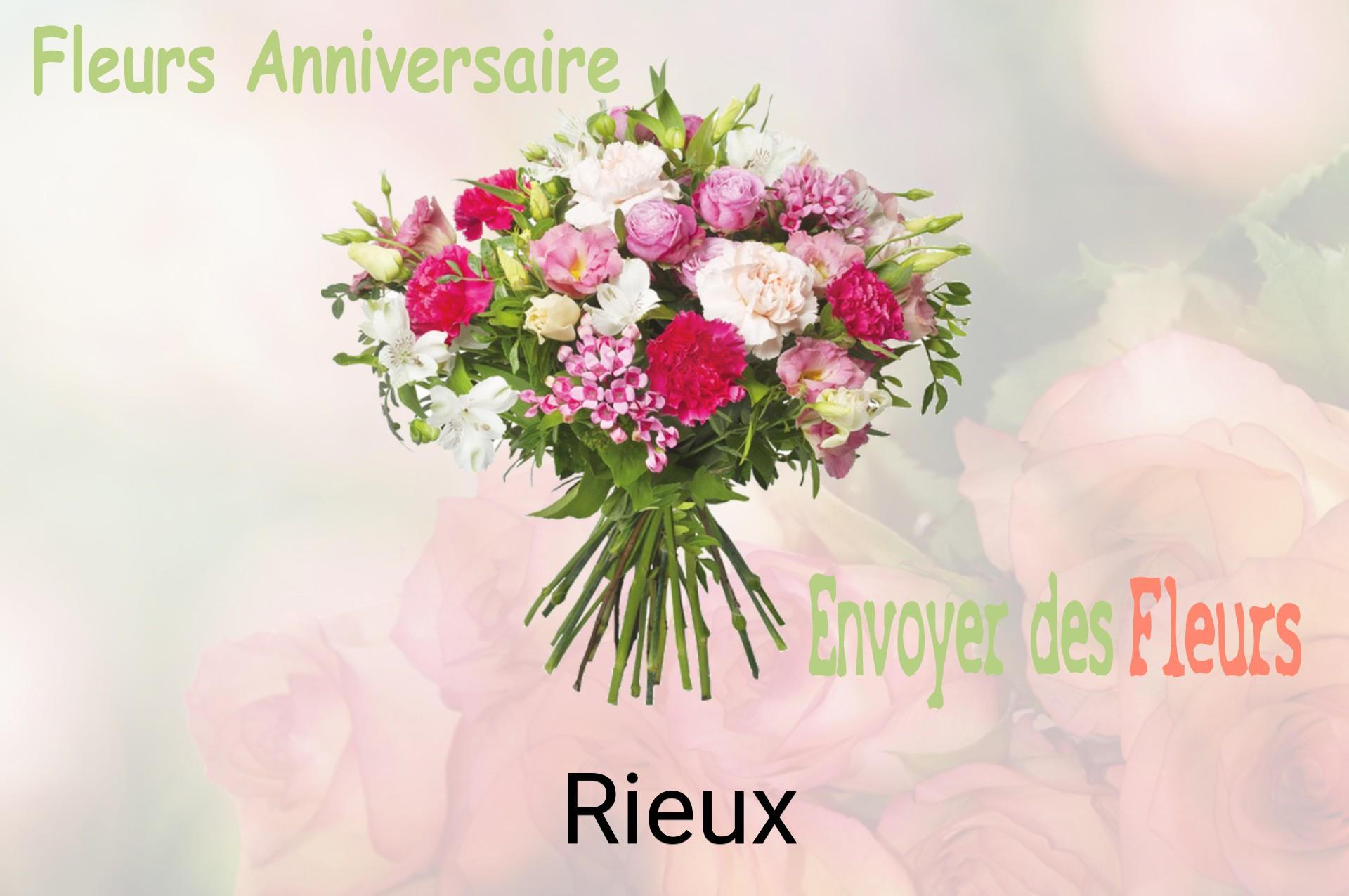 Bouquet de fleurs d’anniversaire livré à Rieux